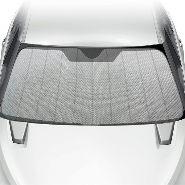 Accordion-Style Heat-Insulating Car Sunshade