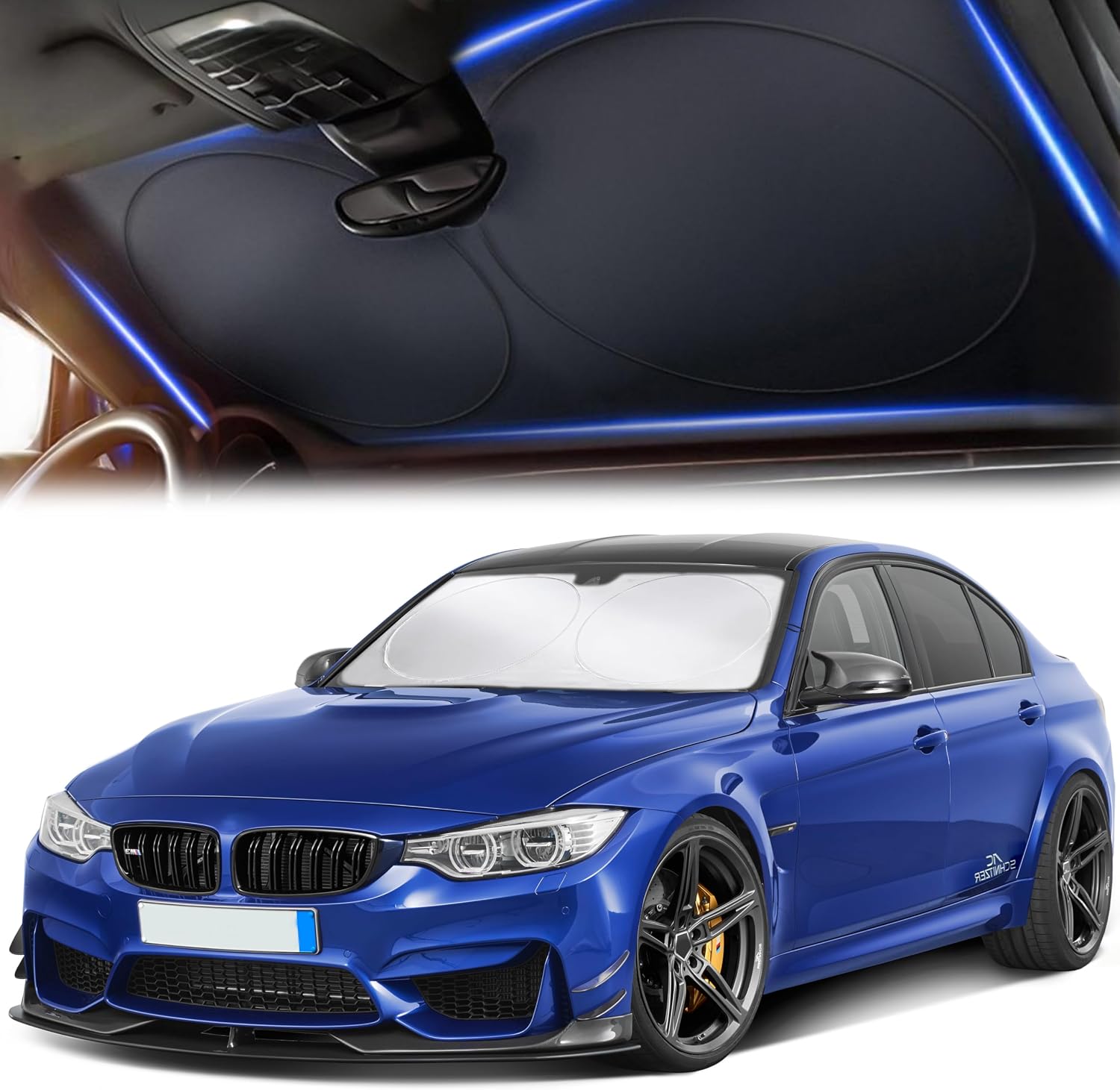 Reflective Polyester Car Windshield Sunshade